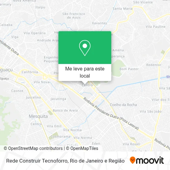 Rede Construir Tecnoforro mapa