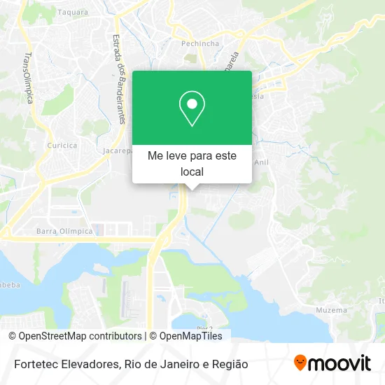 Fortetec Elevadores mapa