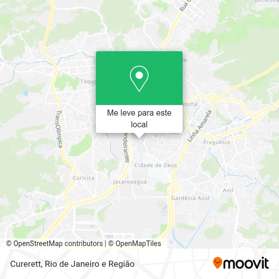 Curerett mapa