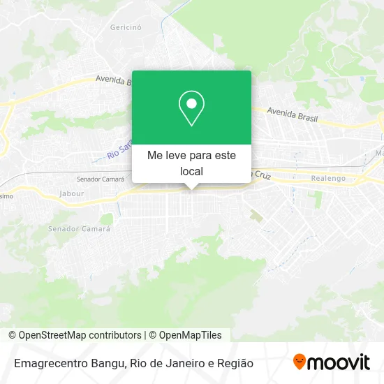 Emagrecentro Bangu mapa