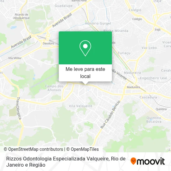 Rizzos Odontologia Especializada Valqueire mapa