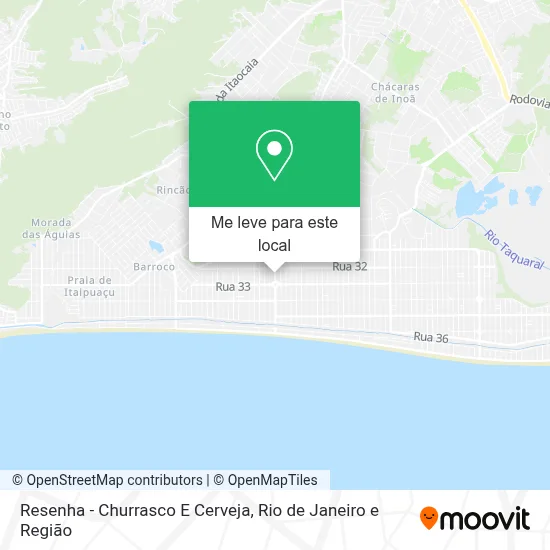 Resenha - Churrasco E Cerveja mapa