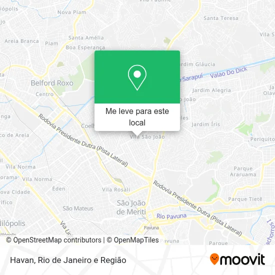 Havan mapa