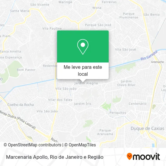 Marcenaria Apollo mapa