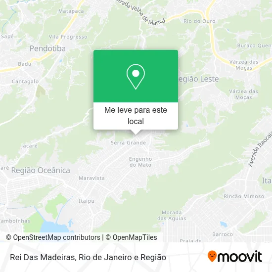 Rei Das Madeiras mapa