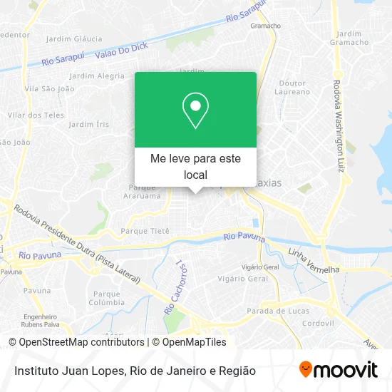 Instituto Juan Lopes mapa