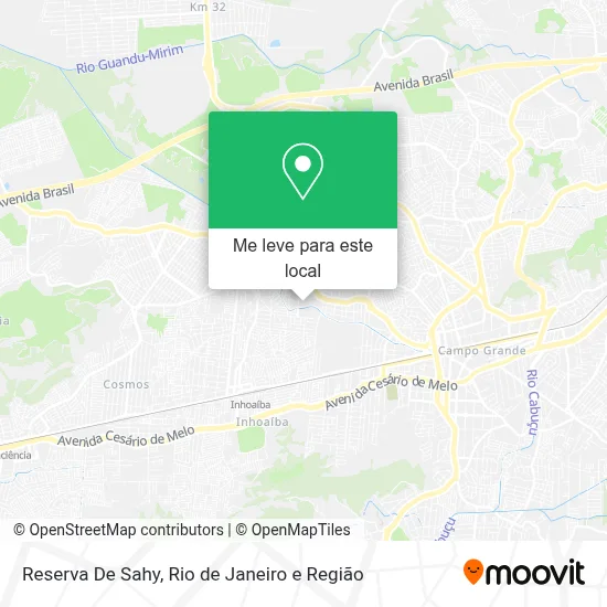 Reserva De Sahy mapa