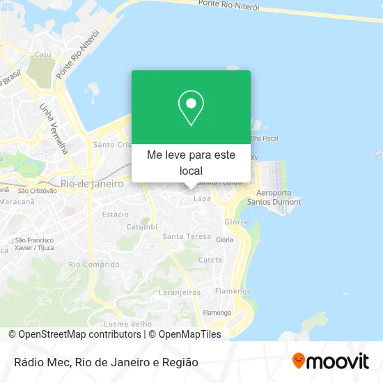 Rádio Mec mapa