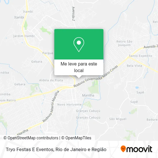 Tryo Festas E Eventos mapa