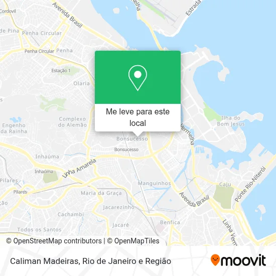 Caliman Madeiras mapa
