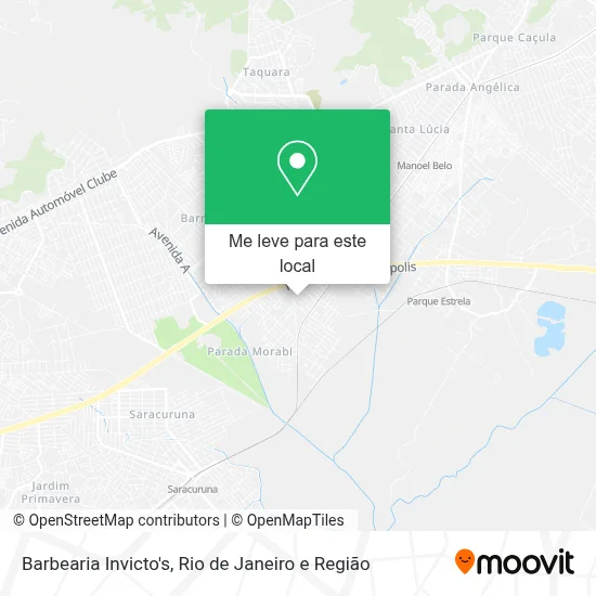 Barbearia Invicto's mapa