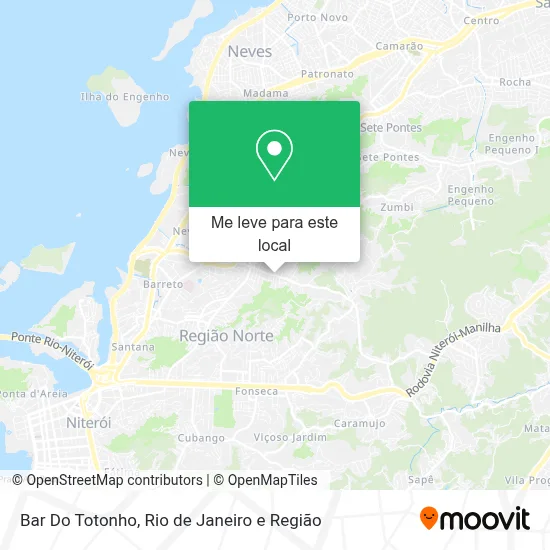 Bar Do Totonho mapa