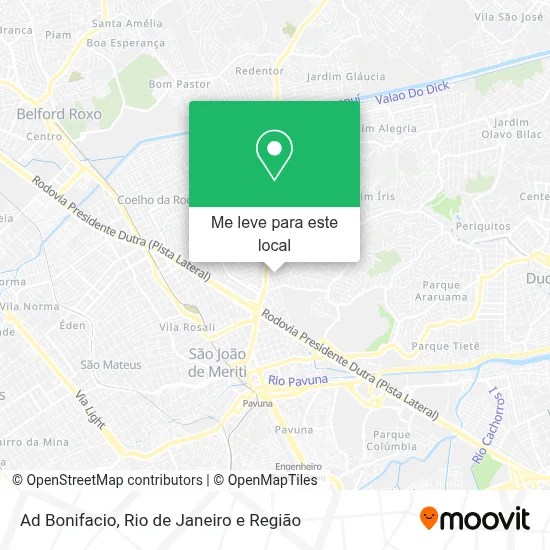 Ad Bonifacio mapa