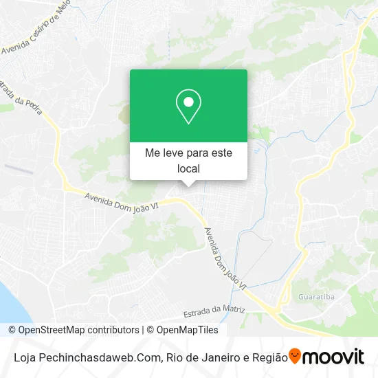 Loja Pechinchasdaweb.Com mapa