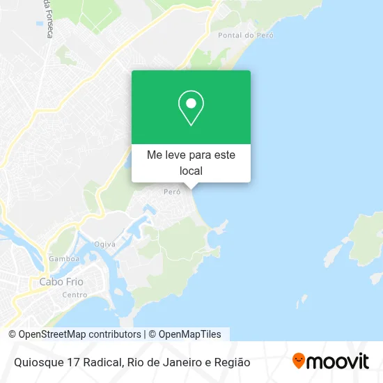 Quiosque 17 Radical mapa