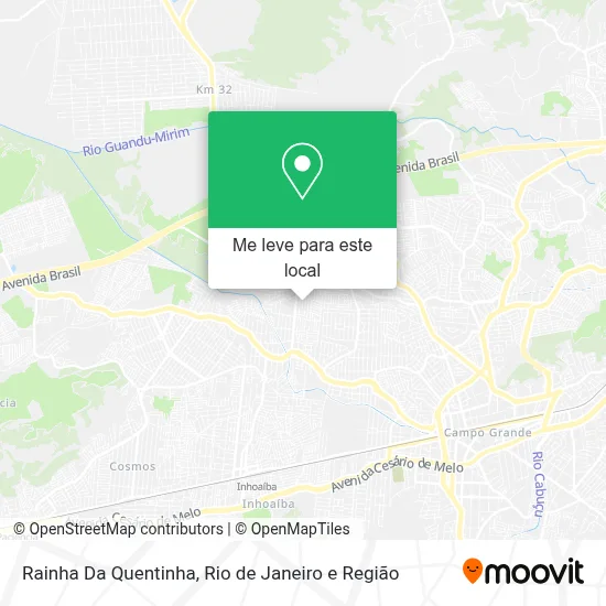 Rainha Da Quentinha mapa