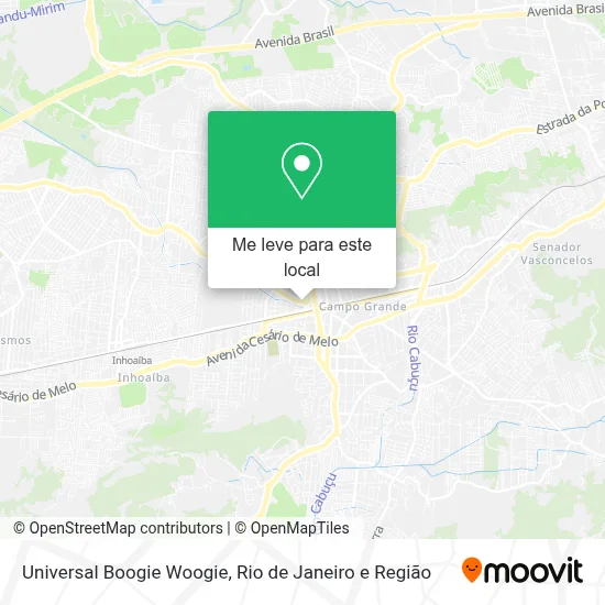 Universal Boogie Woogie mapa