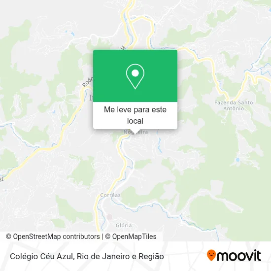 Colégio Céu Azul mapa