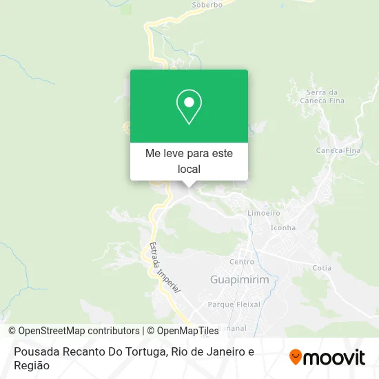 Pousada Recanto Do Tortuga mapa