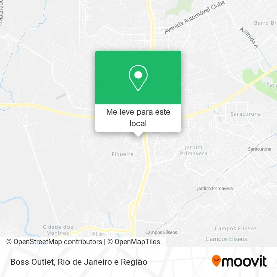 Boss Outlet mapa
