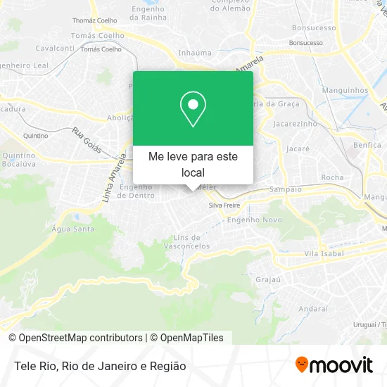 Tele Rio mapa