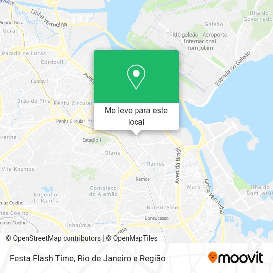 Festa Flash Time mapa