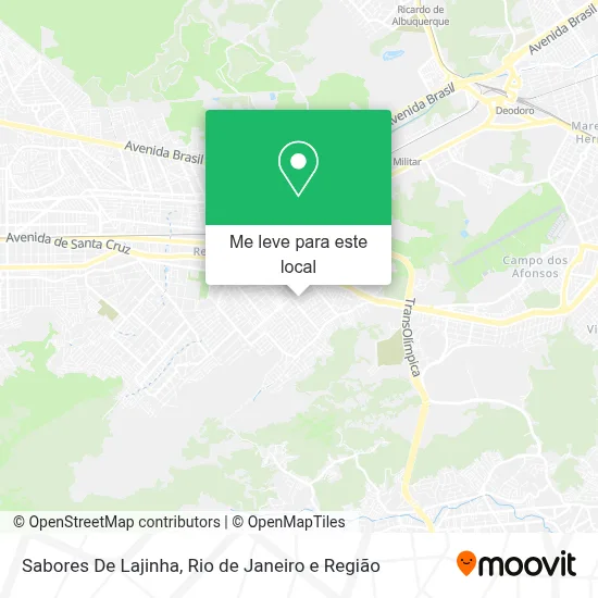Sabores De Lajinha mapa