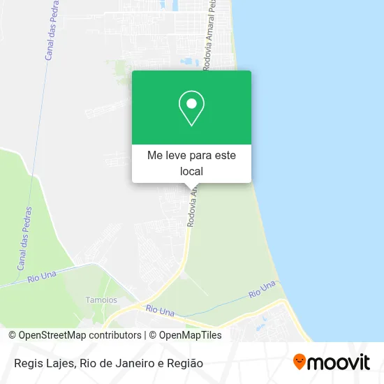 Regis Lajes mapa