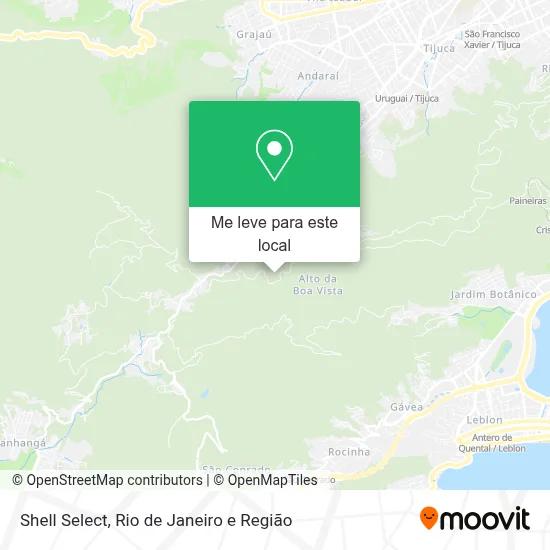 Shell Select mapa