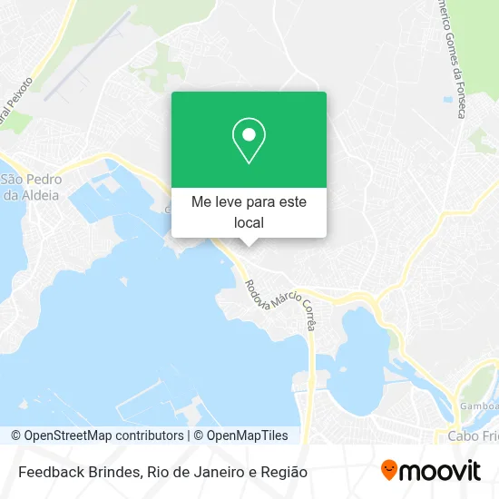 Feedback Brindes mapa