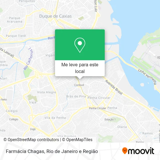 Farmácia Chagas mapa