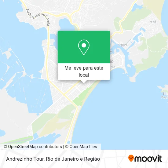 Andrezinho Tour mapa