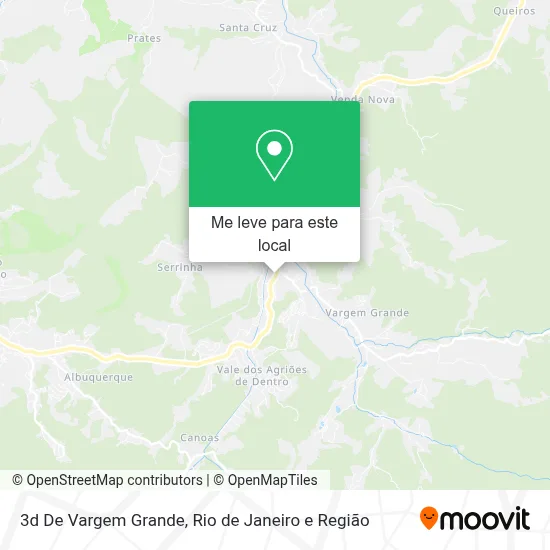 3d De Vargem Grande mapa