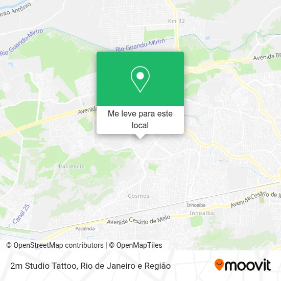 2m Studio Tattoo mapa