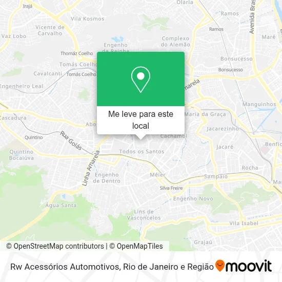 Rw Acessórios Automotivos mapa