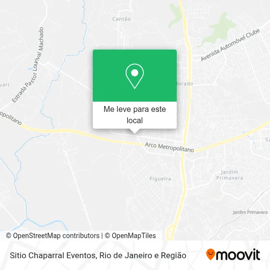 Sitio Chaparral Eventos mapa