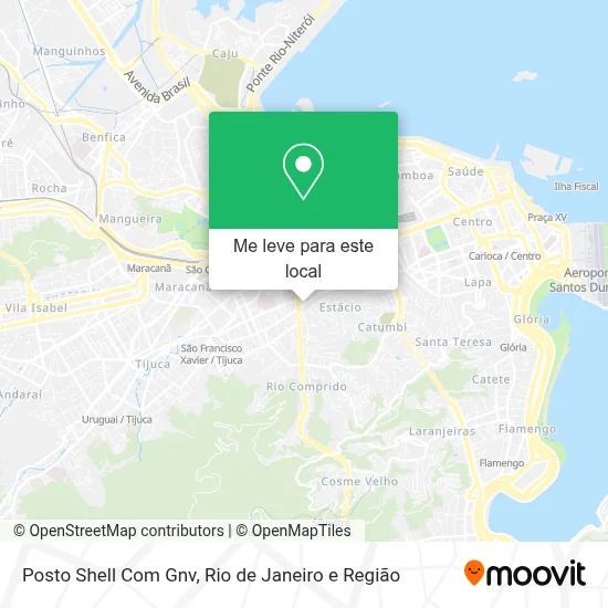 Posto Shell Com Gnv mapa