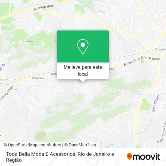 Toda Bella Moda E Acessorios mapa