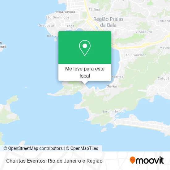 Charitas Eventos mapa
