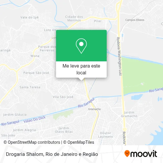 Drogaria Shalom mapa