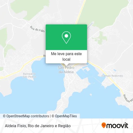 Aldeia Fisio mapa