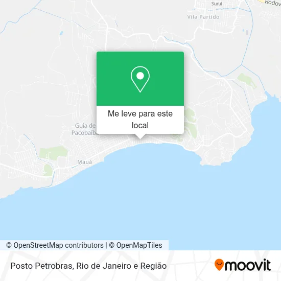 Posto Petrobras mapa