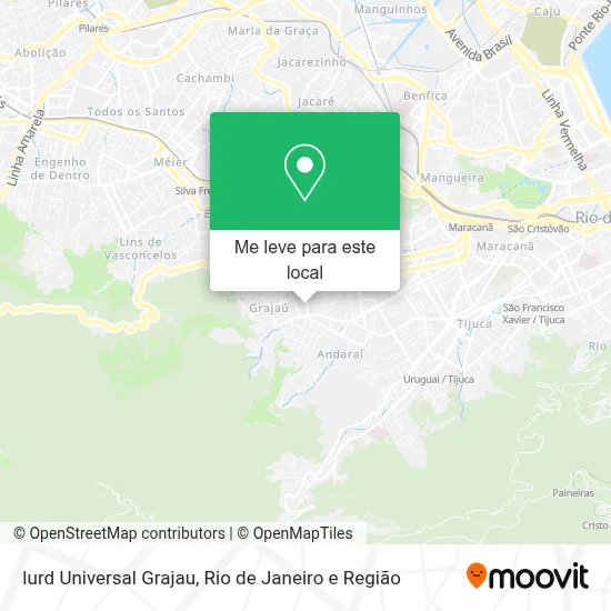 Iurd Universal Grajau mapa