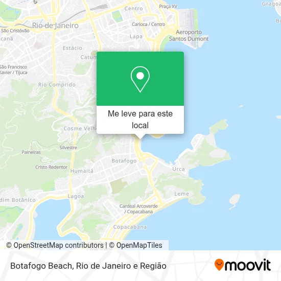 Botafogo Beach mapa