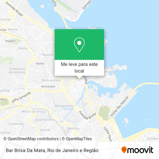 Bar Brisa Da Mata mapa