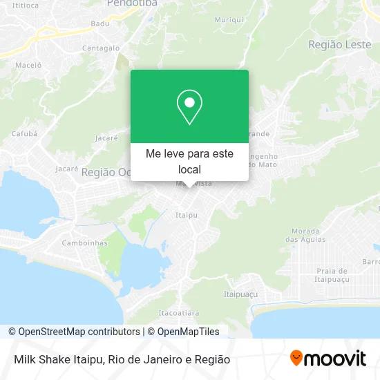 Milk Shake Itaipu mapa