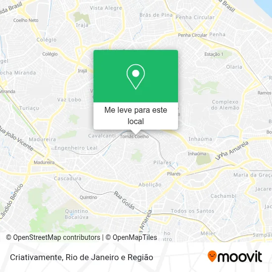 Criativamente mapa