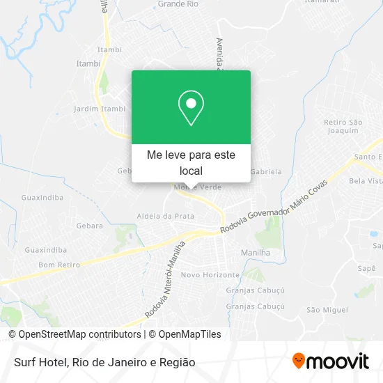 Surf Hotel mapa