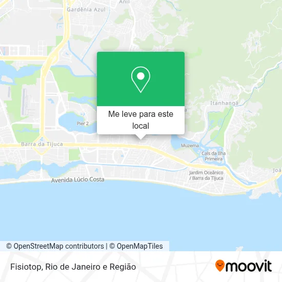 Fisiotop mapa