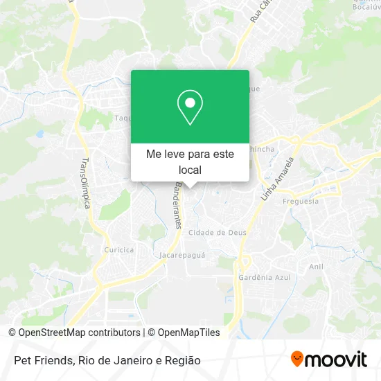 Pet Friends mapa